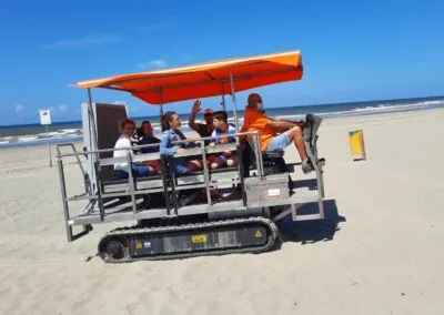 aangepaste vakantie strand rups