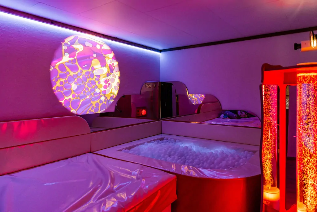 Snoezelruimte avavieren strandrolstoel